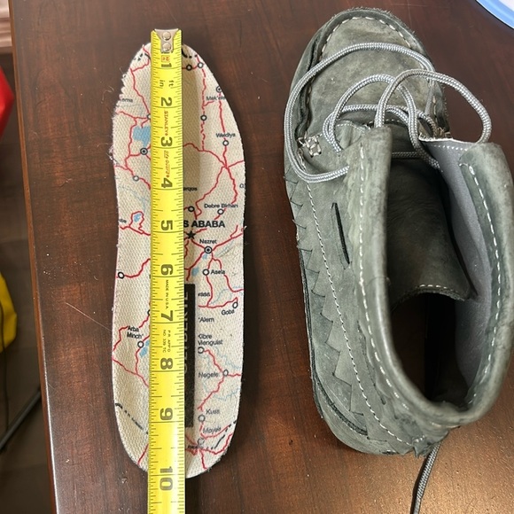 OLIBERTE Green Suede Hirari Moccasins Booties Made In Africa Women’s Size 39 - Picture 15 of 17